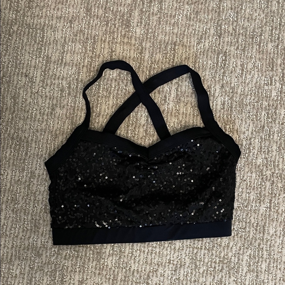 Balera Black Sequin Bandeau